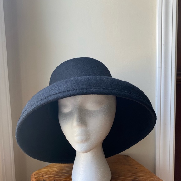 Vintage Scala Collectione women's felt hat 100% wool hand crafted hat/size 22 - Picture 14 of 16